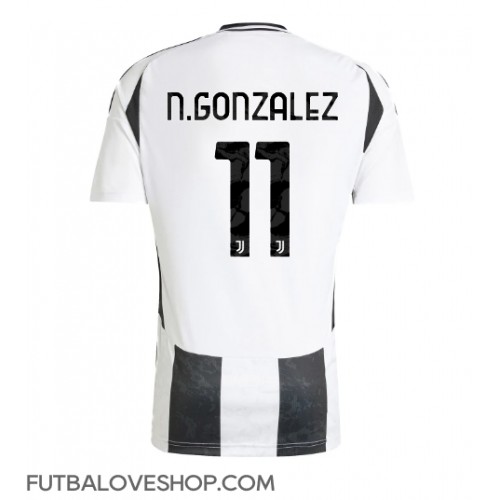 Dres Juventus Nicolas Gonzalez #11 Domáci 2024-25 Krátky Rukáv